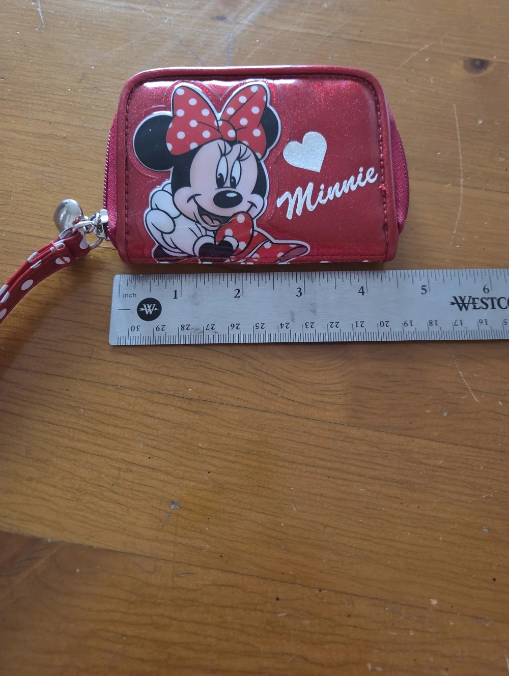 Disney Parks Minnie Mouse wristlet